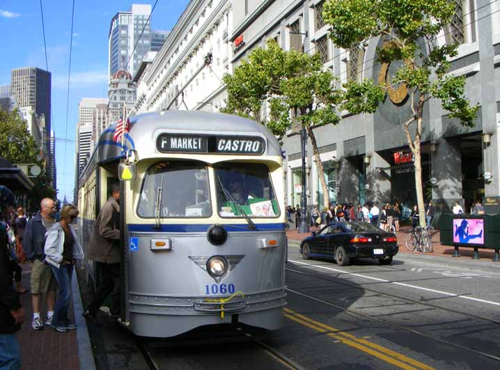 San Francisco MUNI PCC Philadelphia streetcar 1060